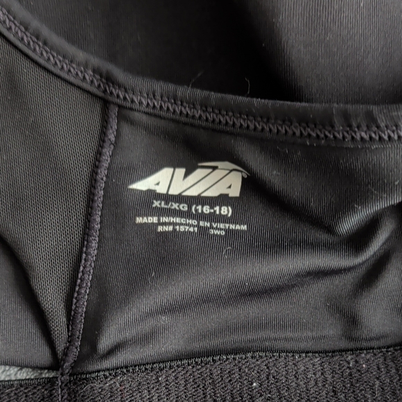 Avia Black Crisscross Sports Bra - Picture 7 of 9